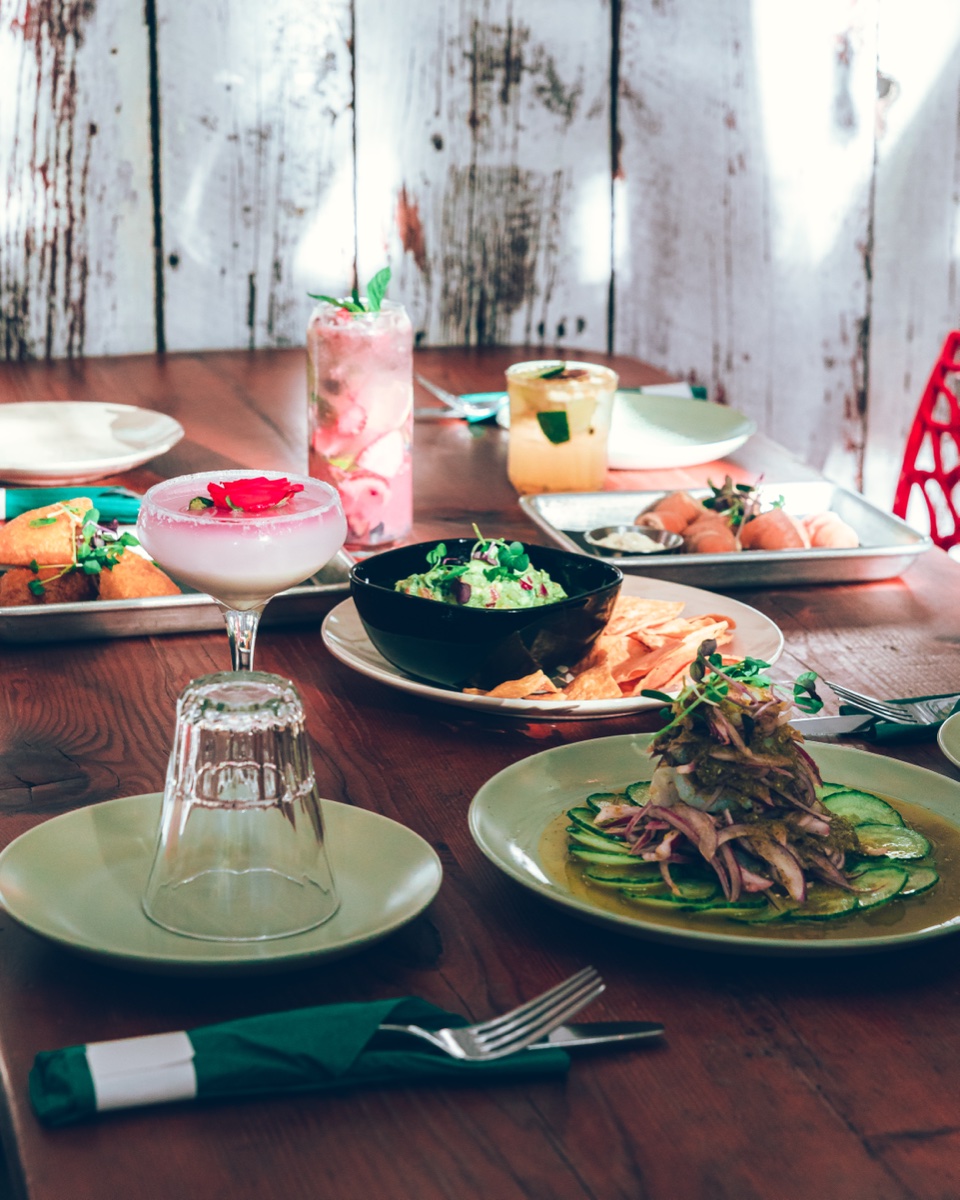 Inside Inmigrante restaurant